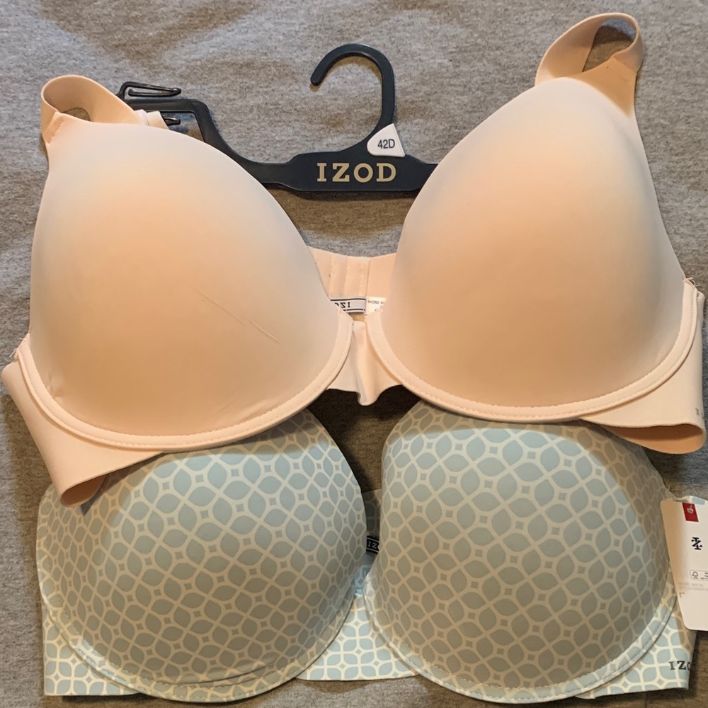 IZOD Women's Light Peach Bra